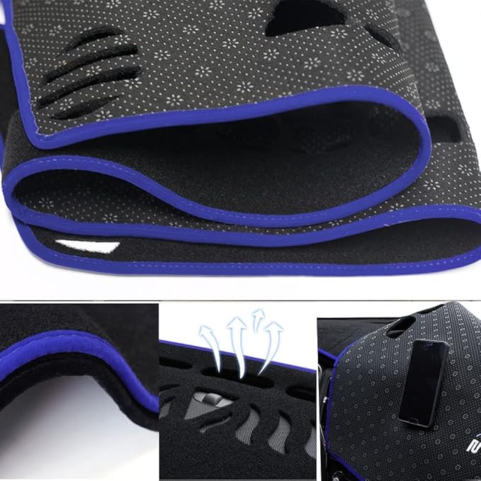 for Buick Verano 2017-2021 Dashboard Cover,Dash Board mat,Car dashmat Dashboard Covers,Interior Dash Board Cover mat,Blue