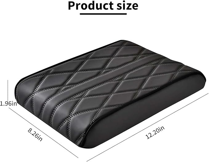 Car Armrest Cushion for Lincoln Nautilus 2018 2019 2020 2021 2022 2023 2024 2025, Car Center Console Cover Armrest Pad Soft Leather Car Interior Accessories,Beige