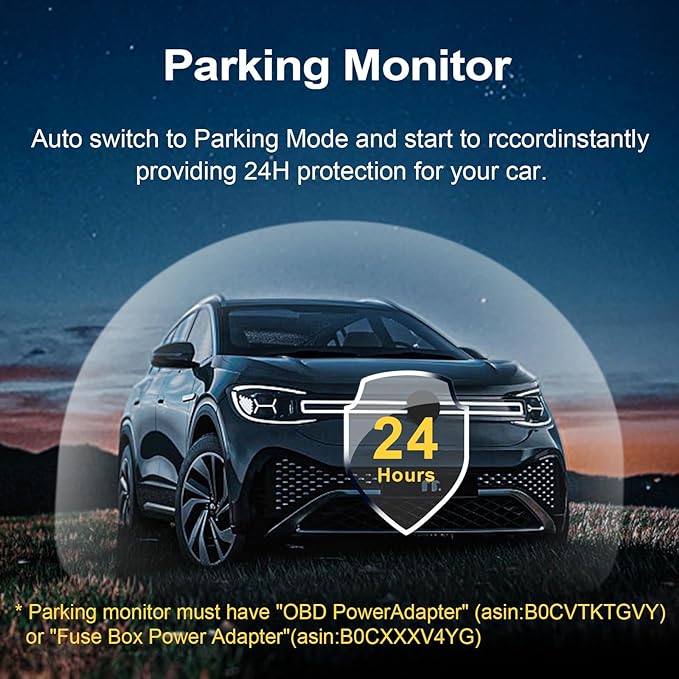 Mangoal Front 4K & Rear 1080P Dash Cam Custom Fit for Jeep Gladiator JT 2020 2021 2022 2023 & Wrangler JL 2018-2023 etc, UHD 2160P, App & WiFi,128GB Card