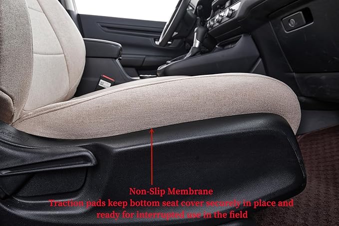 Coverdram Custom Seat Covers Compatible with Select Toyota RAV4 Hybrid 2016 2017 2018 Models (Beige,Full Set)