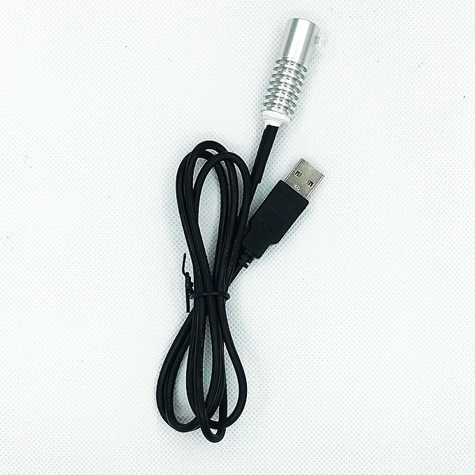 Side Glow Fiber Optic USB Light Source Illuminator Fiber lamp Light Source Guide Fiber LED Light Source 5V Fiber Small Light Source(White, 5mm)
