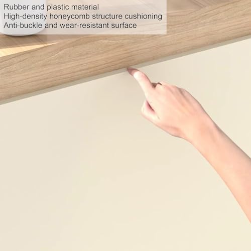 Self-Adhesive Rubber Foam Wall Protectors - 39.3x39.3in Grey Garage & Home Gym Guards, Impact & Scratch Protection for Studio Walls