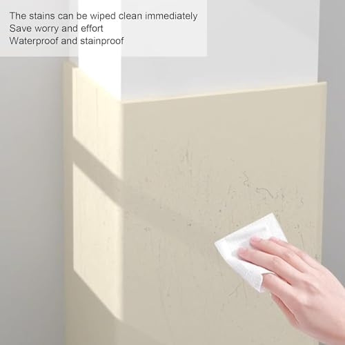 Self-Adhesive Rubber Foam Wall Protectors - Grey Foam Shields for Garage Gym & Studio, 39.3"x39.3" (100x100cm) - Prevent Wall Damage & Scratches
