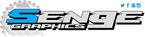12eDRIVE Fly Racing Blue Senge Graphics Kit Compatible with Stacyc