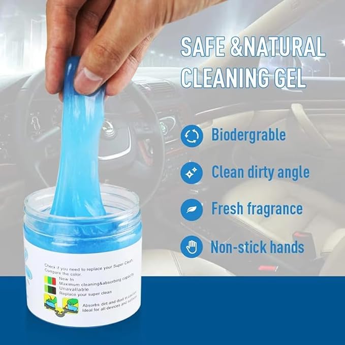 Car Cleaning Gel Compatible with GMC Sierra 2500, 200g Detailing Putty for Auto Vents, Dashboard, Cup Holders - Reusable Multifunctional Dust Remover,200g*1