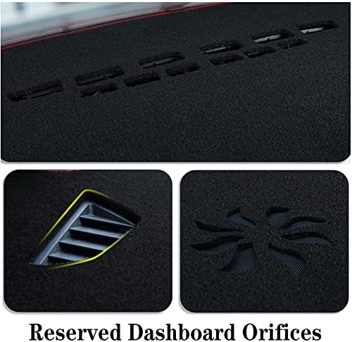Dash Covers for Jeep-Renegade 2015-2022,Polyester Car Dashboard Cover,Dash Board Protecter Cover,Interior Car Dash Board Covers Mat,Blue
