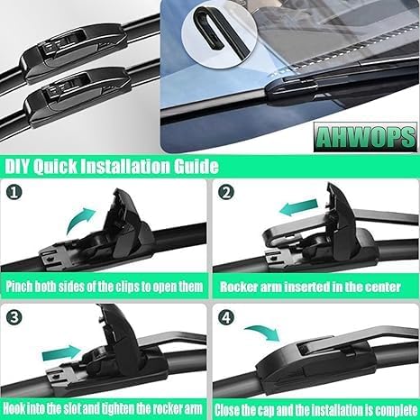 3 Wiper Front and Rear Wiper Blades for 2016-2021 Mazda CX-3, OE Original Style (22″/19″ Front/10″ Rear) For My Car