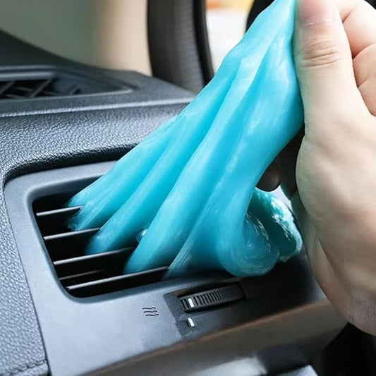 Car Cleaning Gel Compatible with Jeep Wrangler, 200g Detailing Putty for Auto Vents, Dashboard, Cup Holders - Reusable Multifunctional Dust Remover,200g*2