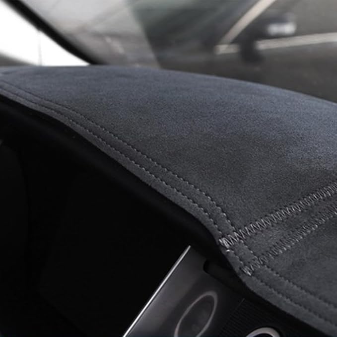 Dashboard Covers for Compass 2017-2020,Premium Flannel Fabric Anti-Glare & Non-Slip Dash Pad,Custom Fit,Flannel
