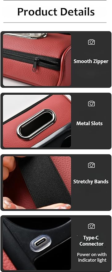Armrest Box Pad for Car w/Type-C Charging Interface, Car Center Console Cover w/Cup Holder, Interior Car Accessories (Grey)