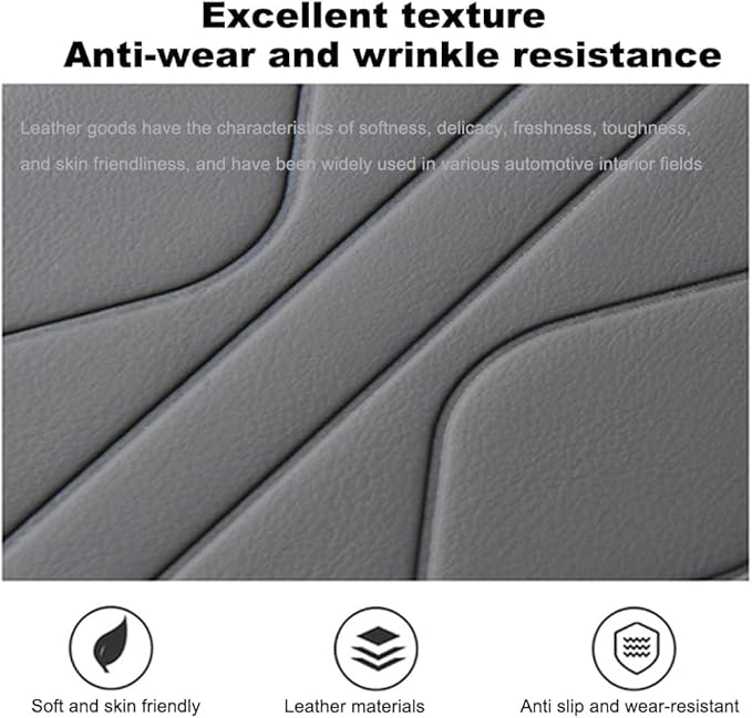 1 Pack Car Center Console Cover Custom Fit for Toyota Grand Highlander Hybrid 2024-2025, Leather Memory Foam Armrest Cushion Protector, Anti-Scratch Durable Armrest Pad,Beige