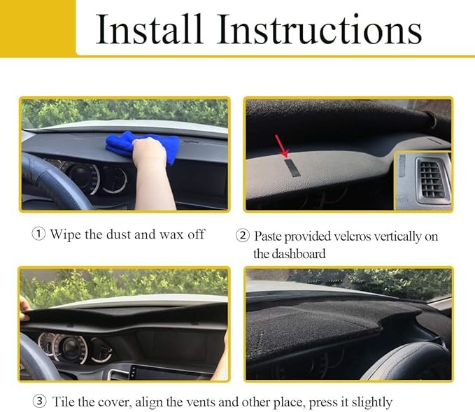 Dash Cover Mat Custom Fit for Nissan Pathfinder D21 Hardbody Pickup Truck 1986-1993, Dashboard Cover Pad Carpet Protector (Black) F77