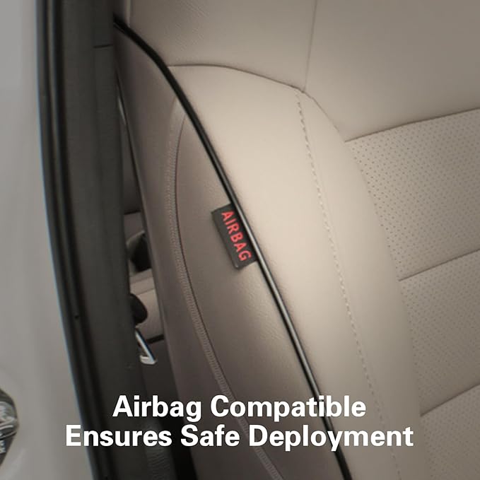 EKR Rav4 Seat Covers Custom Fit for Toyota Rav4 (Hybrid) SE/XSE & (PHEV) GR Sport 2026, Car Seat Cover Full Set for SUV,Factory-Style Interior Upgrade, Easy-Wipe Protection,Faux Leather(Beige)