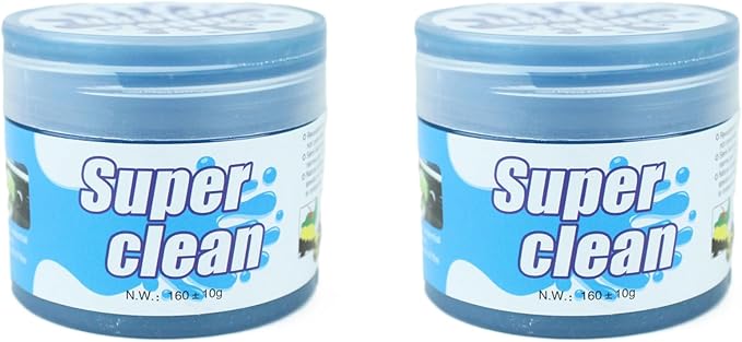Car Cleaning Gel for Genesis GV70 2022 2023 2024 2025, 200g × 2 Pack Car Interior Cleaner Slime, Auto Detailing Tools, Auto Dust Car Crevice Cleaner