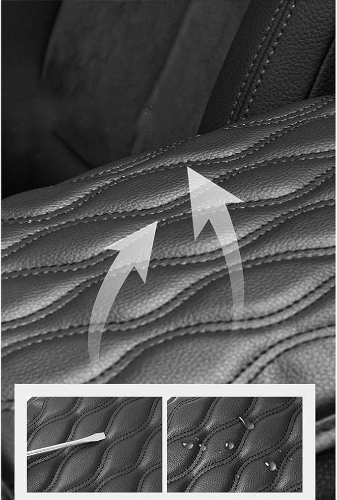 Car Armrest Pad for Genesis GV80 GV70 SUV GV60, Waterproof Center Console Cushion Pad Cover Armrest Storage Box Mat Protection Interior Accessories,A-Grey