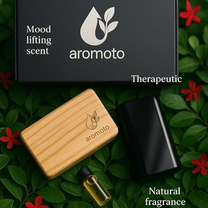 Wooden Car Air Freshener – Premium Natural Scents for Every Drive – Car Odor Eliminator (Coconut)