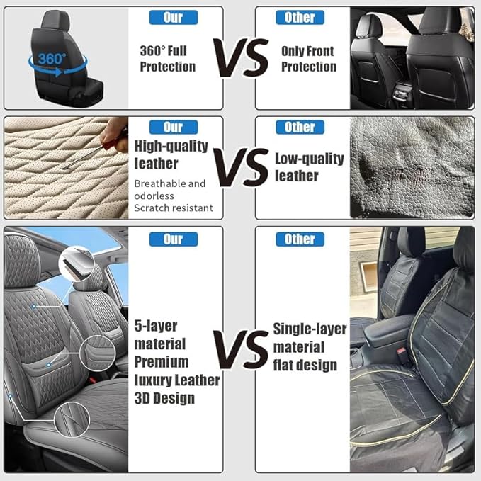 Car Seat Covers Full Set Custom Fit for Chevrolet/Chevy Spark 2012-2022 - Premium Faux Leather with Lumbar Support | Breathable, Waterproof, Anti-Slip, Durable (Pink,Full Set)