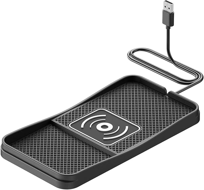 Car Wireless Charger Pad for Acura RSX 2002-2006, Fast Car Wireless Charging Pad for Car Center Console, Non Slip Charging Mat,1M-USB