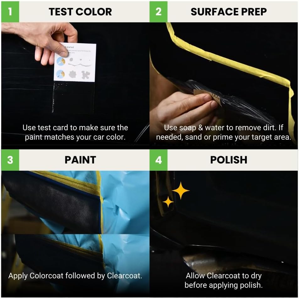TouchUpDirect D19 Mikan Blast Compatible with Toyota Exact Match Touch Up Paint Aerosol - Essential Kit
