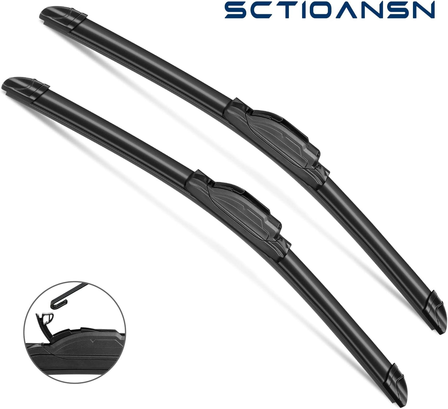 3 Wipers Set for Jeep Grand Cherokee 2014 2015 2016 2017 2018 2019 2020 2021, Windshield Wiper Blades Original Equipment Replacement Front and Rear- 22"/21"/10" (Pack of 3) J- HOOK