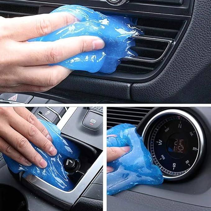 Car Cleaning Gel Compatible with GMC Sierra 2500, 200g Detailing Putty for Auto Vents, Dashboard, Cup Holders - Reusable Multifunctional Dust Remover,200g*2