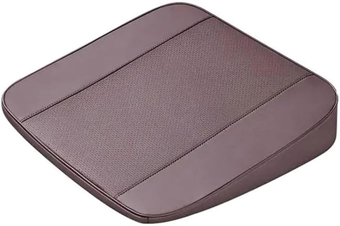 Memory Foam Car Seat Cushion for BMW X5 G05 2018-2023, Wedge Booster Lumbar Support Pad for Drivers Office with Non-Slip Base,Brown-6cm