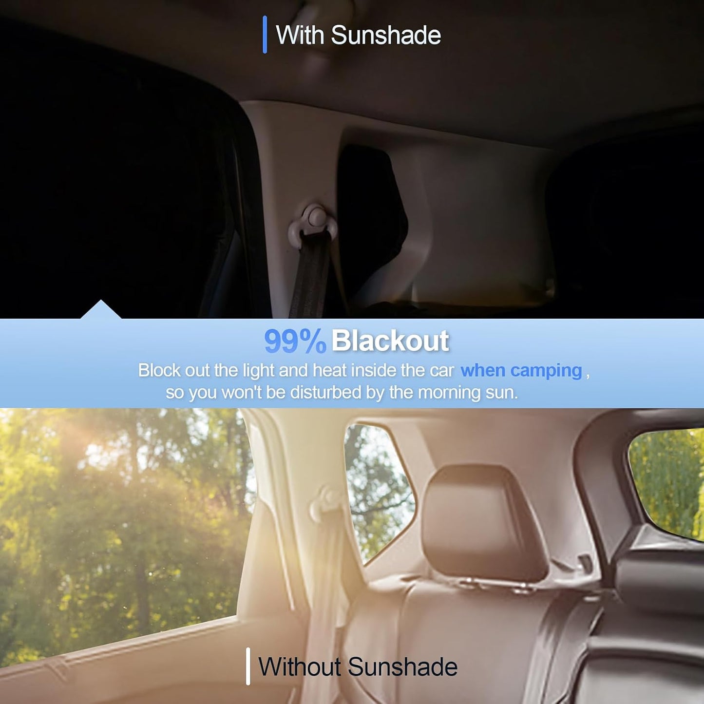 8pcs Car Window Shades for Subaru Forester 2019-2024 Accessories,Windshield Side Rear Full Sunshade,Sun Visor UV Blocking, Privacy Protection and Blackout for Camping Outdoor