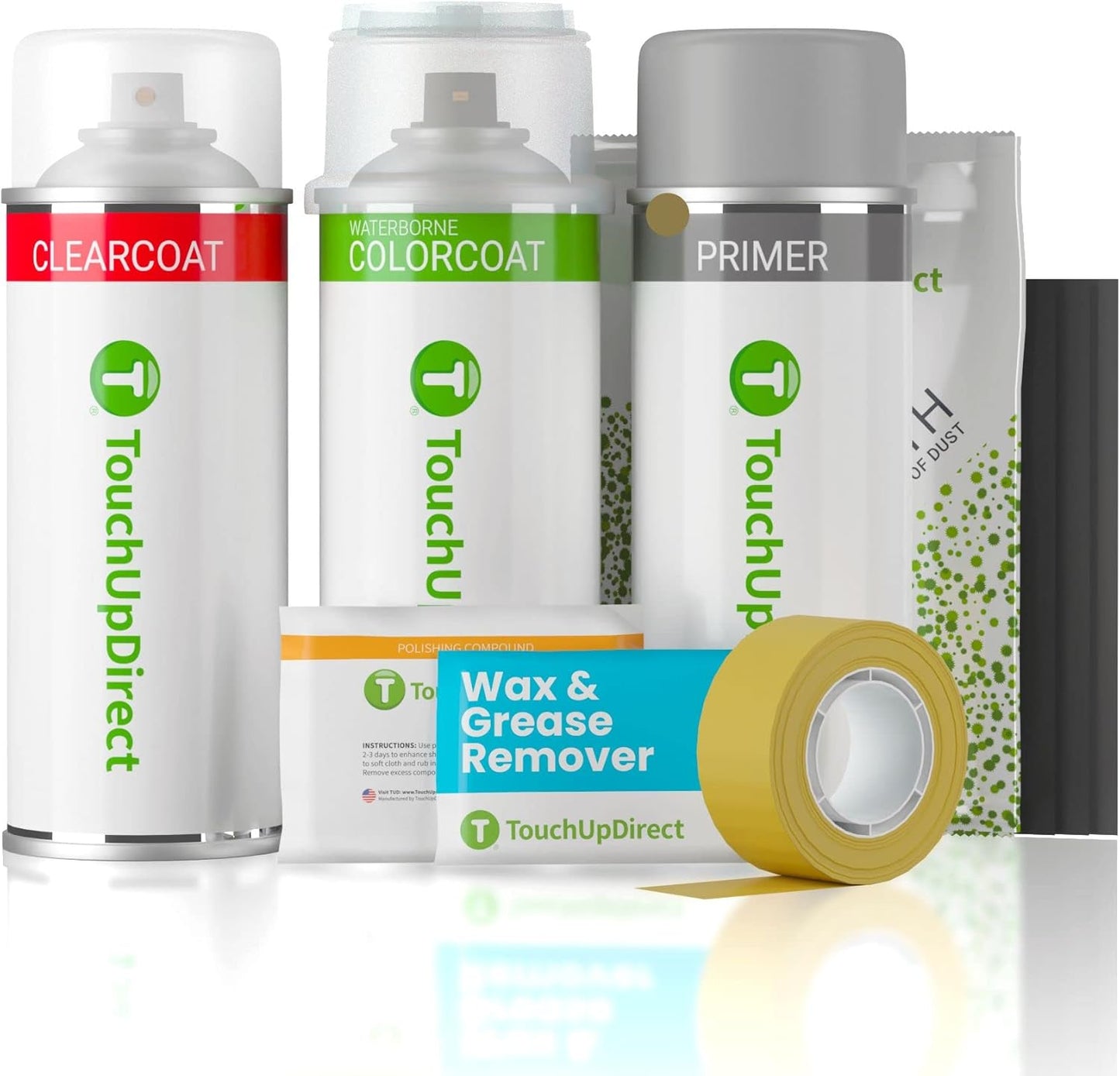 TouchUpDirect 4T3 Bronze/Pyrite Metallic Compatible with Toyota Exact Match Touch Up Paint Aerosol - Platinum Kit