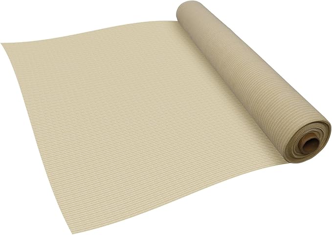 TANG Sun Shade Fabric Roll 8'x81' Shade Cloth for Garden Beige HDPE Mesh Shading Pergola Cover Replacement Canopy, 95% Blockage Sunshades for Outdoor Patio Backyard Plant