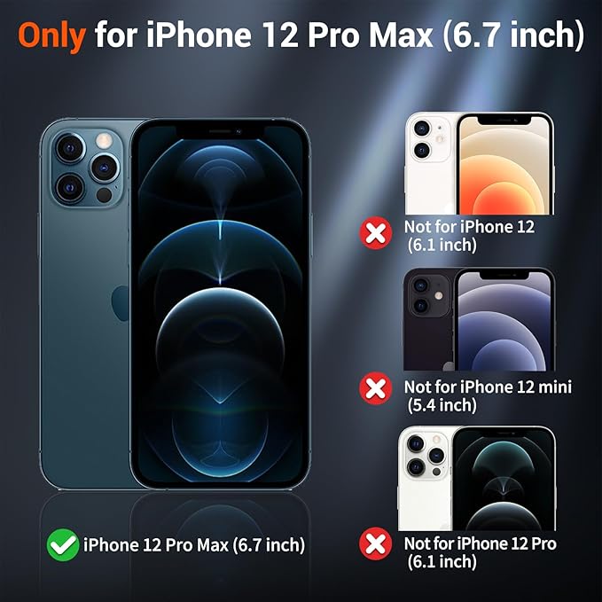 SUPFINE Magnetic for iPhone 12 Pro Max Case (Compatible with MagSafe) (Military Grade Drop Protection) Slim Translucent Matte Shockproof with Anti-Fingerprint Phone Case,Wine Red