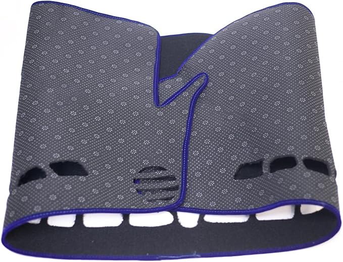 Dash Covers for Jeep-Wrangler JL 2018-2022,Polyester Car Dashboard Cover,Dash Board Protecter Cover,Interior Car Dash Board Covers Mat,Blue