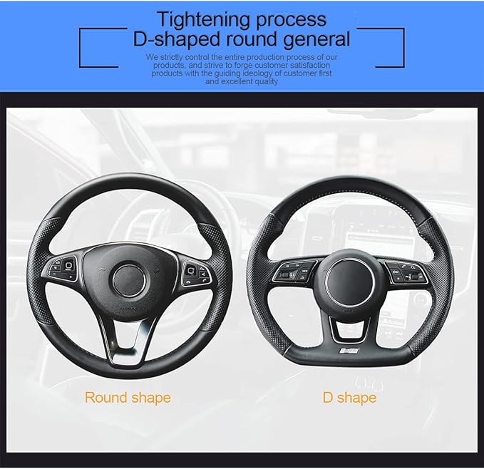 LoyaForba Car Steering Wheel Cover, Universal 14.5-15 Inch, Soft Anti-Slip Neoprene Protector for Steering Wheel, Breathable Odorless and Elastic Stretch, Car Accessory for SUV, Van, Truck (Red)