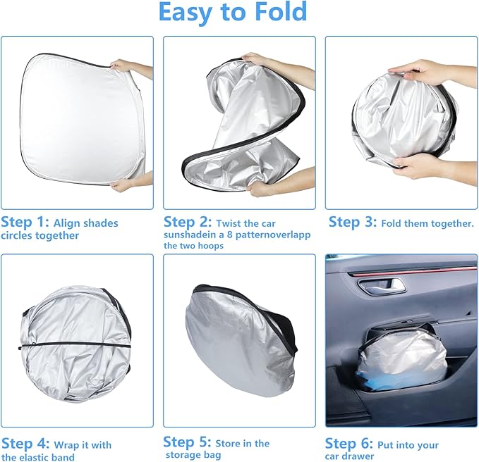 Windshield Sun Shade Fit 2026 2025 2024 2023 2022 Lexus NX NX250 NX350 NX350h NX450h+ Foldable Front Window Sunshade Accessories Sun Visor UV Protector Heat Shield Window Cover