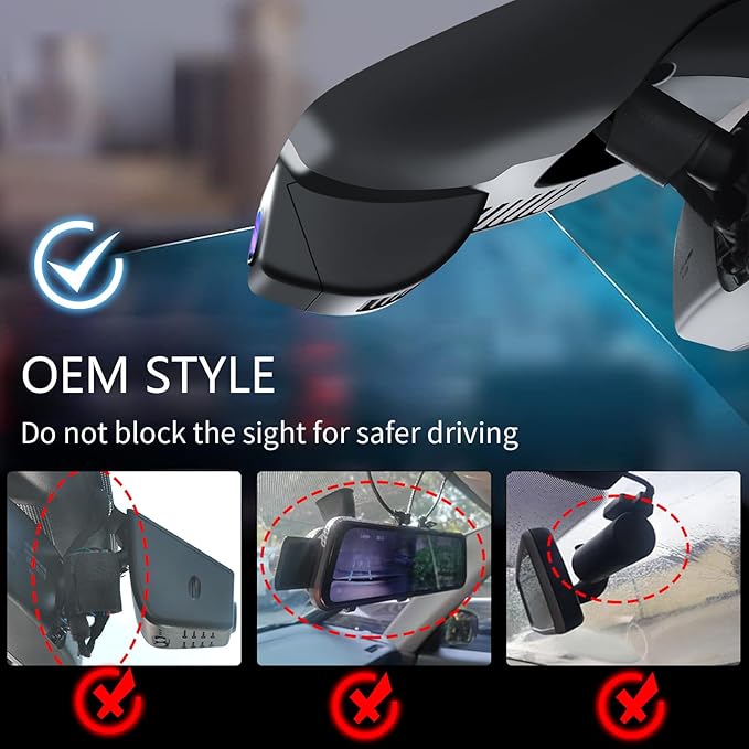 mangoal STARVIS 2 Front 4K HDR Dash Cam IMX678, Custom Fit for Mazda CX-50 2023 2024(Model A), 5GHz WiFi, GPS, 64GB Card