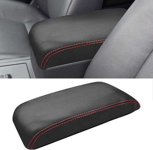 Compatible with Center Console Armrest Cover for Toyota Camry 2012 2013 2014 2015 2016 2017 Leather Arm Rest Storage Box Lids Cushion Protector Pad