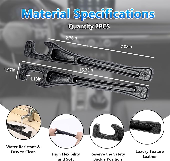 【Compatible with Hyundai Tucson】 Seat Gap Filler,No Drop Seat Guard Compatible with Hyundai Tucson,Drop Seat Guards for Cars(2Pcs),Emergency Keychain Car Escape Tool(2Pcs)