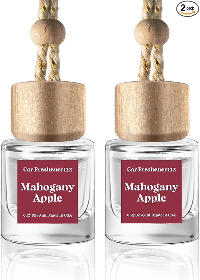 Car Air Freshener Hanging,Cute Air Diffuser for Car, Long Lasting Car Air Fresheners, Car Fresheners for Women, Made in USA (2 Pack)
