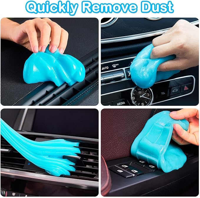 Car Cleaning Gel for Maserati Quattroporte Trofeo GTS 2014-2025, 200g × 2 Pack Car Interior Cleaner Slime, Auto Detailing Tools, Auto Dust Car Crevice Cleaner