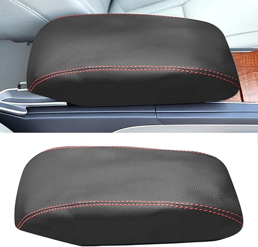 Compatible with Center Console Armrest Cover for Toyota Camry 2007 2008 2009 2010 2011 Leather Arm Rest Storage Box Lids Cushion Protector Pad
