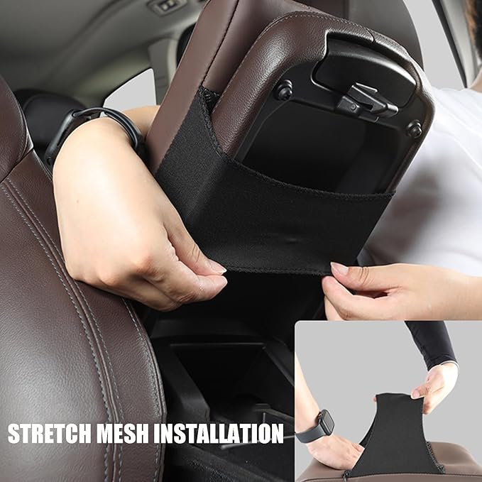 Car Armrest Cover Pad for BMW X3 E83 2004 2005 2006 2007 2008 2009 2010 Premium Leather Center Console Armrest Cushion Pad Anti-Scratch Waterproof Auto Interior Accessories Red Style