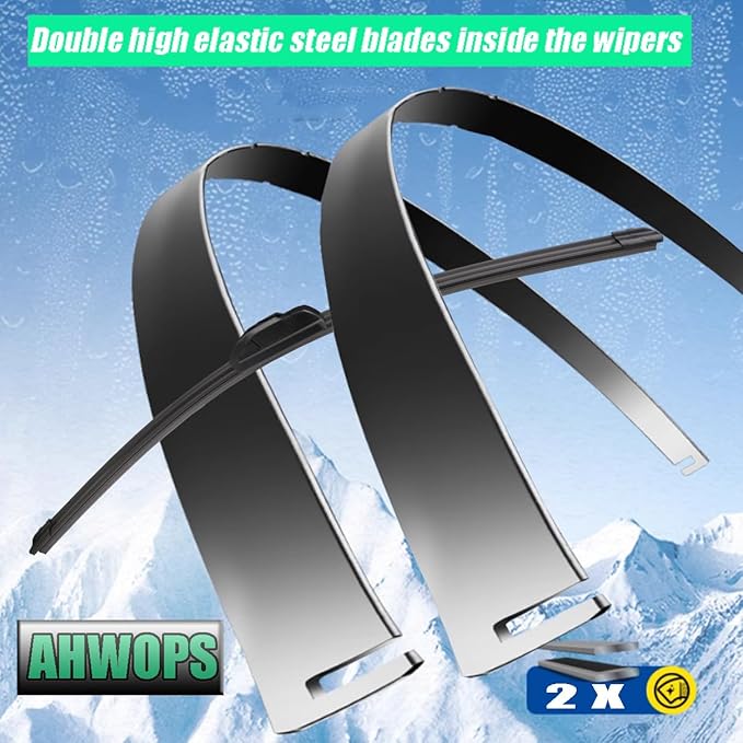 OEM All Season Wiper Blades for 2019-2023 Mercedes-Benz Sprinter 3500 Wiper Blades, Genuine Replacement (26 inch + 24 inch) For My Car