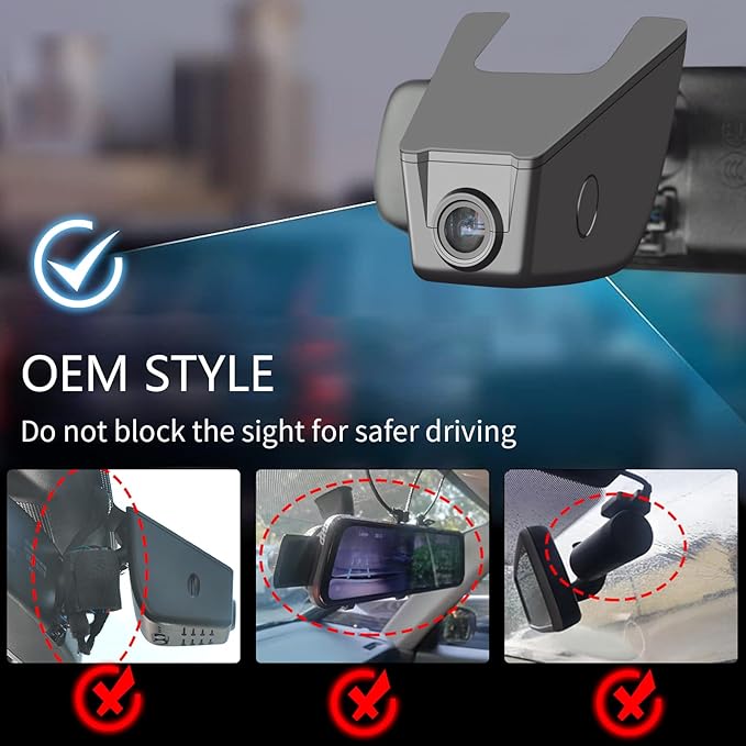 Mangoal 4K Dash Cam Custom fit for Subaru Outback Gen5 BS 2016-2019, Gen6 BT 2020-2025, 2.5i Limited 2.5i Premium 3.6R Limited and More, Integrated OEM Look, UHD 2160P Video, App & WiFi, 64GB Card