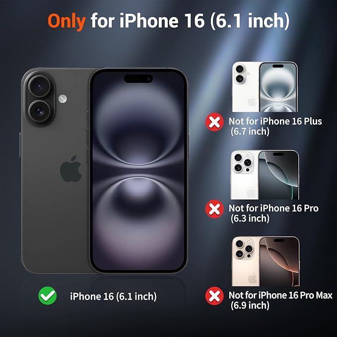 SUPFINE Magnetic for iPhone 16 Case (Compatible with MagSafe)(Military Grade Drop Protection) Translucent Matte Shockproof with Anti-Fingerprint Phone Cover,Desert Gold