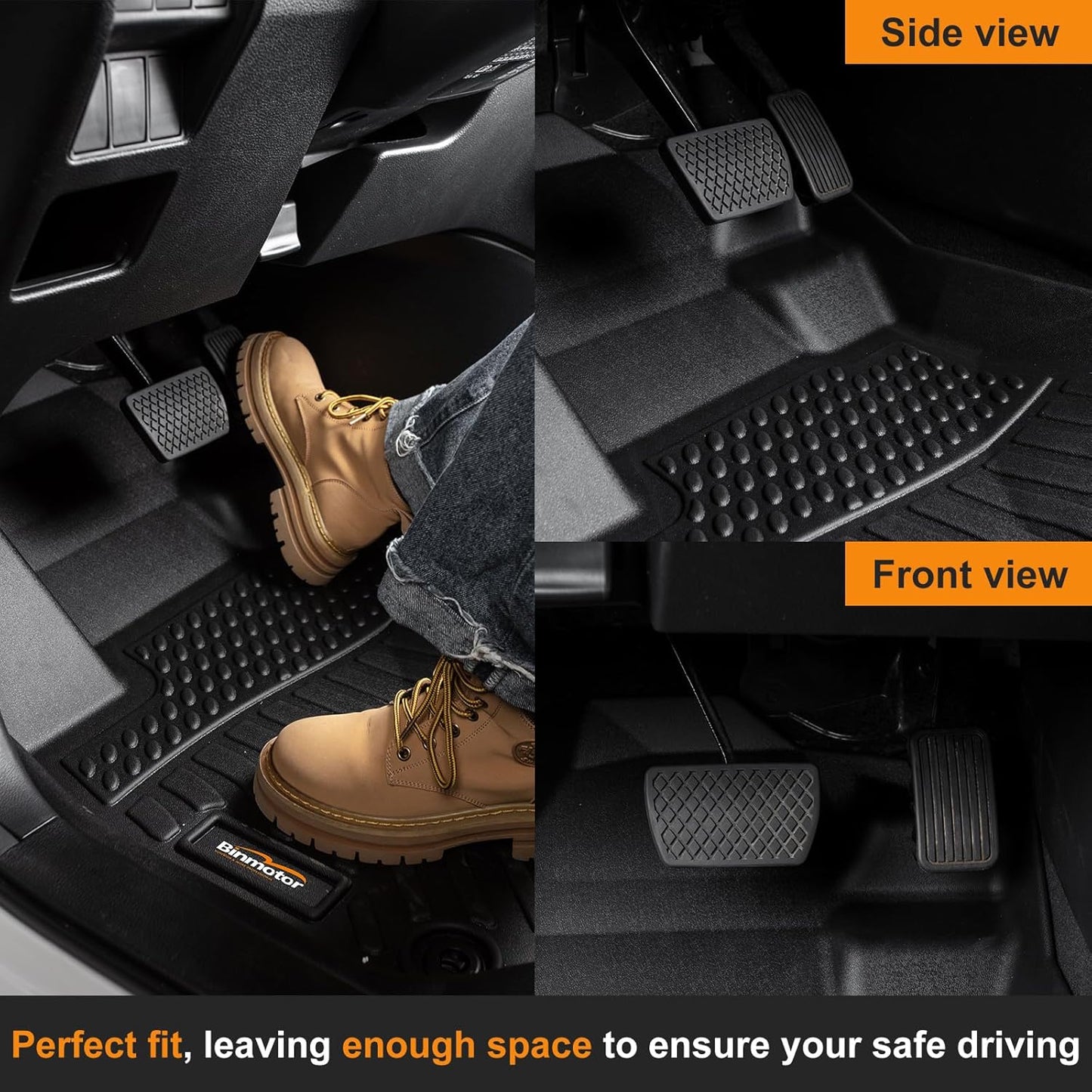 Binmotor-Floor Mats & Cargo Liner for Toyota 4Runner 2025(Only for 5 Seats, Not for Hybrid/EV), TPE All Weather Car Floor Mat Cargo Trunk Mat Rubber Liners for Toyota 4Runner 2025 Accessories