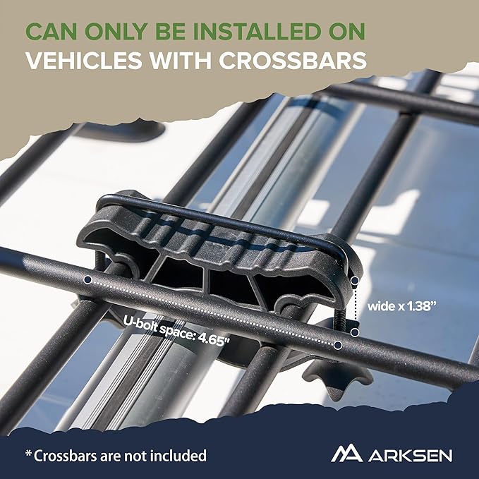 ARKSEN 84"x23"x6" Narrow and Long Roof Rack Cargo Carrier Car Rooftop Basket, Heavy Duty Weather Resistant Luggage & Camping Gear Storage for Car, Truck or SUV Transport