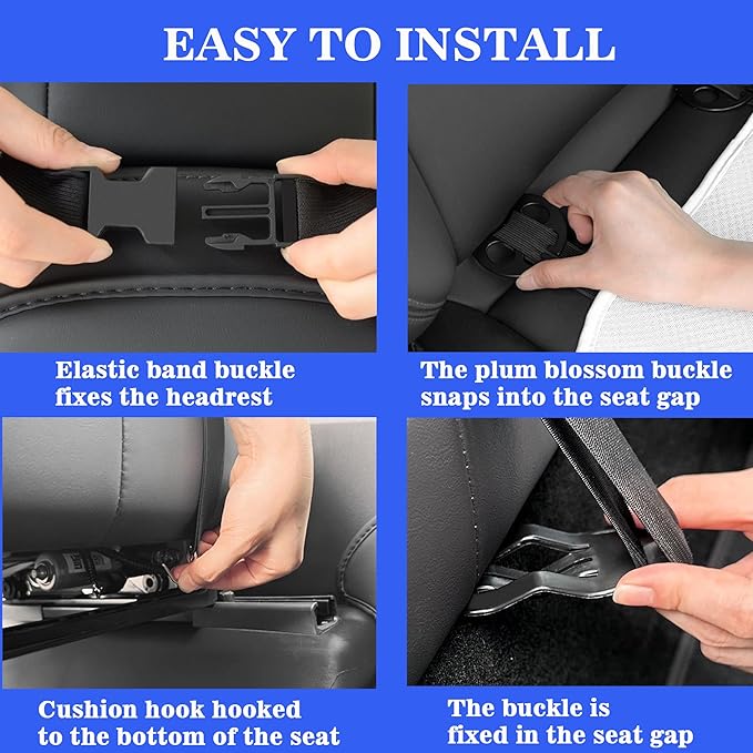 Car Seat Cushion Covers Full Set Front Rear for Tesla Model 3 Highland 2017-2026 Four Seasons Universal Ice Silk Protector Pad Mat (Without Logo)