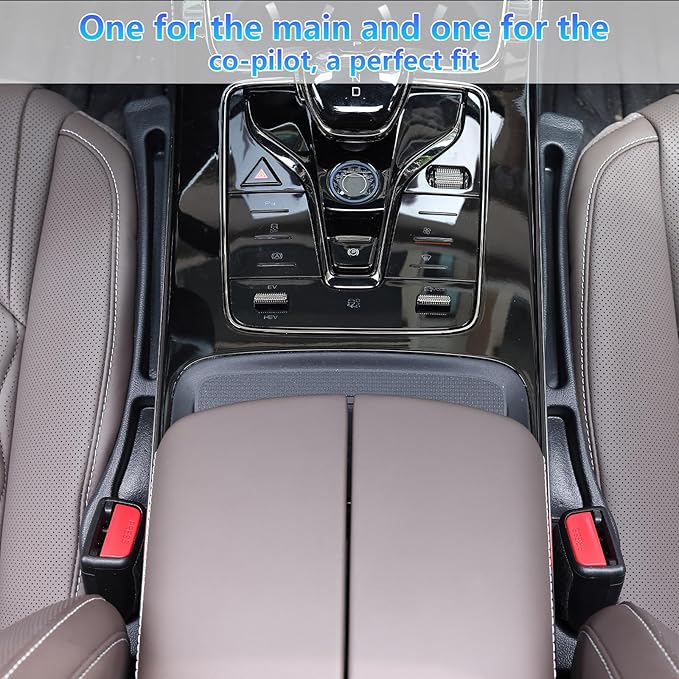 【Compatible with Nissan Altima】 Seat Gap Filler,No Drop Seat Guard Compatible with Nissan Altima,Drop Seat Guards for Cars(2Pcs),Emergency Keychain Car Escape Tool(2Pcs)