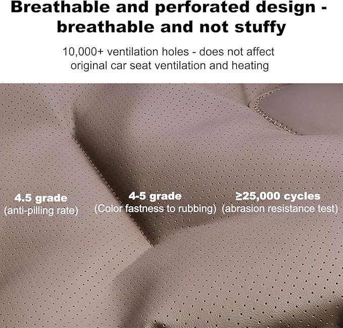 Car Seat Cushion for Porsche Macan 2015-2025-pr, Breathable Non-Slip Driver Seat Pad Ergonomic Memory Foam for Long Driving Car Office,B/3Pcs-Black