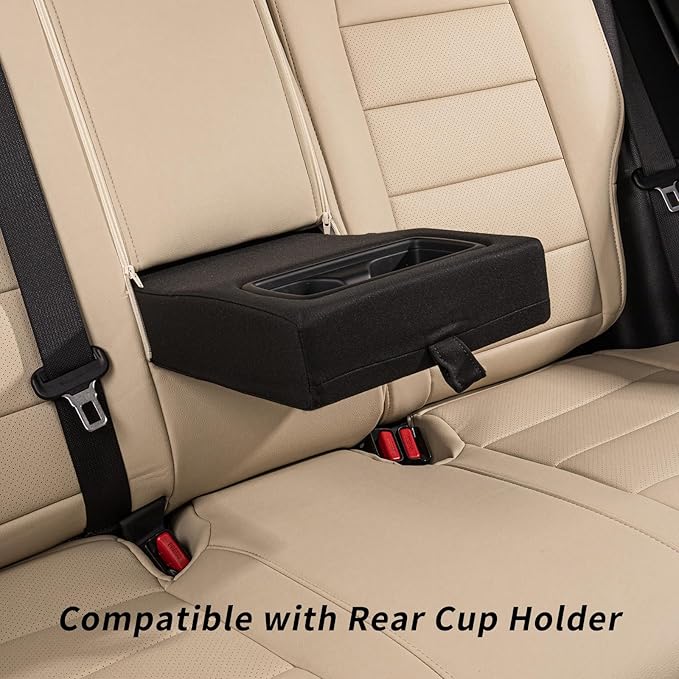 coverdream Rav4 Seat Covers Custom Fit for Toyota Rav4 2013-2018 XLE/Platinum/Limited/SE SUV,Fully Covered,Luxury Waterproof Leather Car Seat Protector,Armrest Cover Included (Full Set,Beige)