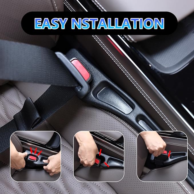 【Compatible with Nissan Altima】 Seat Gap Filler,No Drop Seat Guard Compatible with Nissan Altima,Drop Seat Guards for Cars(2Pcs),Emergency Keychain Car Escape Tool(2Pcs)